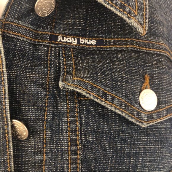 JUDY BLUE vintage denim jacket in excellent condition XL - Picture 3 of 10